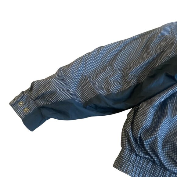 DryJoys by FootJoy Grey Black Houndstooth Windbreaker Jacket Size XL Men's - Picture 9 of 13